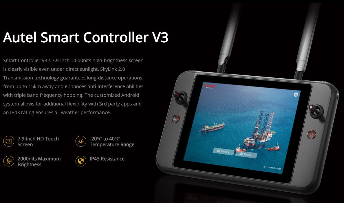 Autel Robotics Evo II V3 Dual 640T Enterprise Drone Bundle