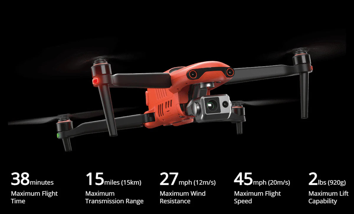 Autel Robotics Evo II V3 Dual 640T Rugged Drone Bundle
